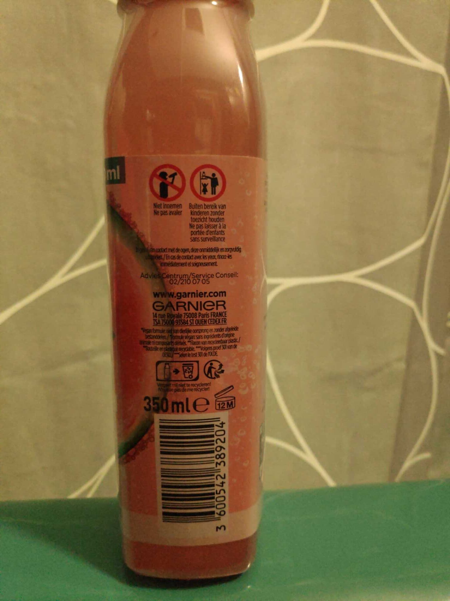 Fructis shampoo (watermelon) - Product - fr