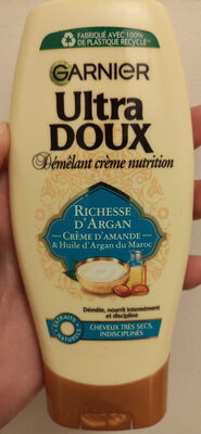 Ultra doux - drémêlant crème nutrition (crème d'amande et huile d'Argan) - Product - en
