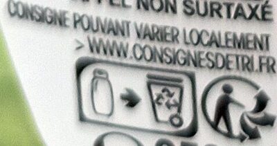 Garnier Ultra Doux Shampooing Détox Thé Vert et 5 Plantes Bienfaisantes - Recycling instructions and/or packaging information