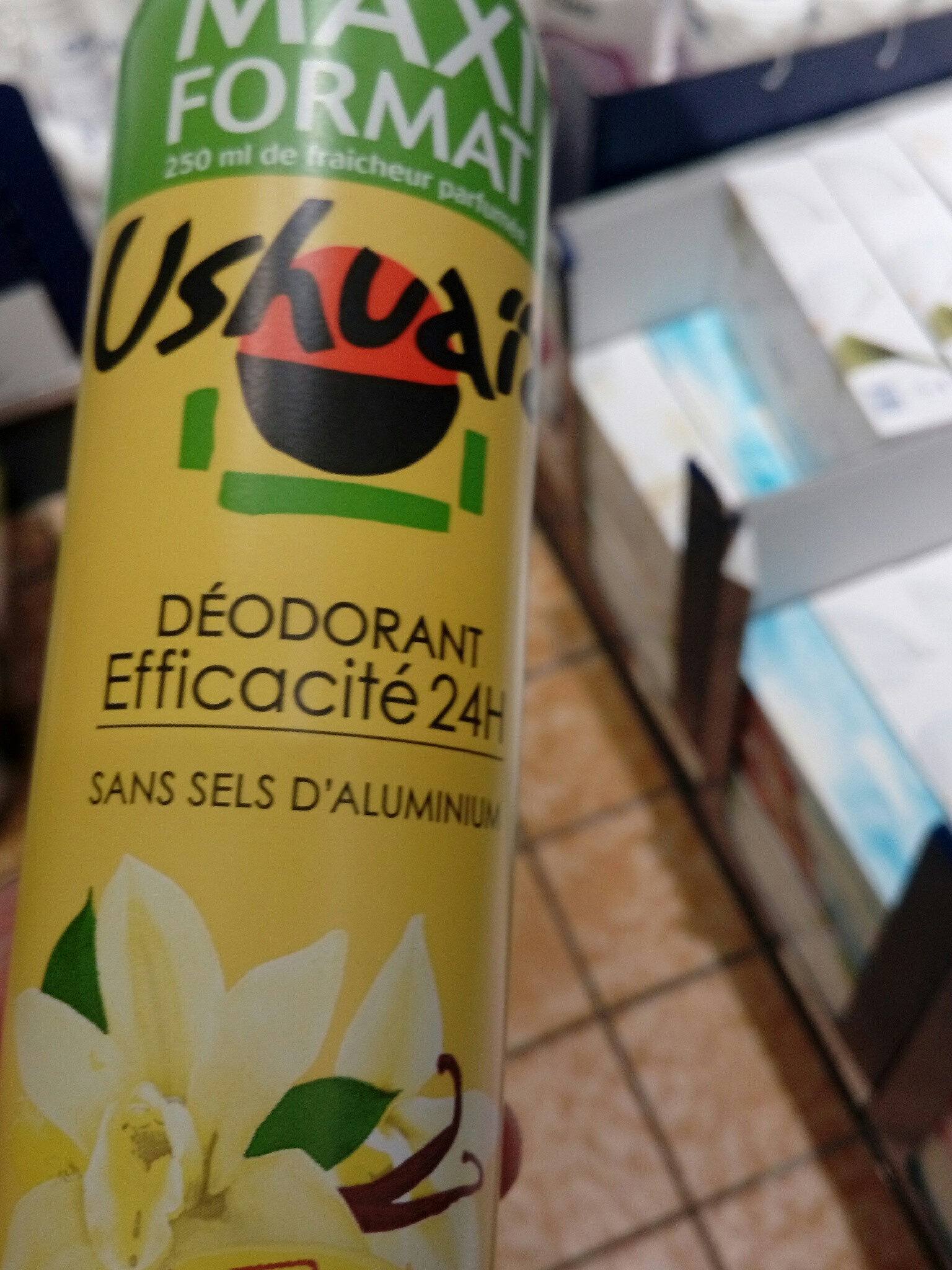 Ushuaia déodorant efficacité 24 h - Produktas - fr