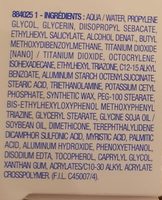 Crème Solaire Peaux sensibles SPF 50 - Ingredients - fr