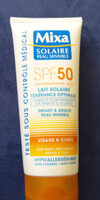 Lait Solaire Tolérance Optimale SPF50 - Produit - fr