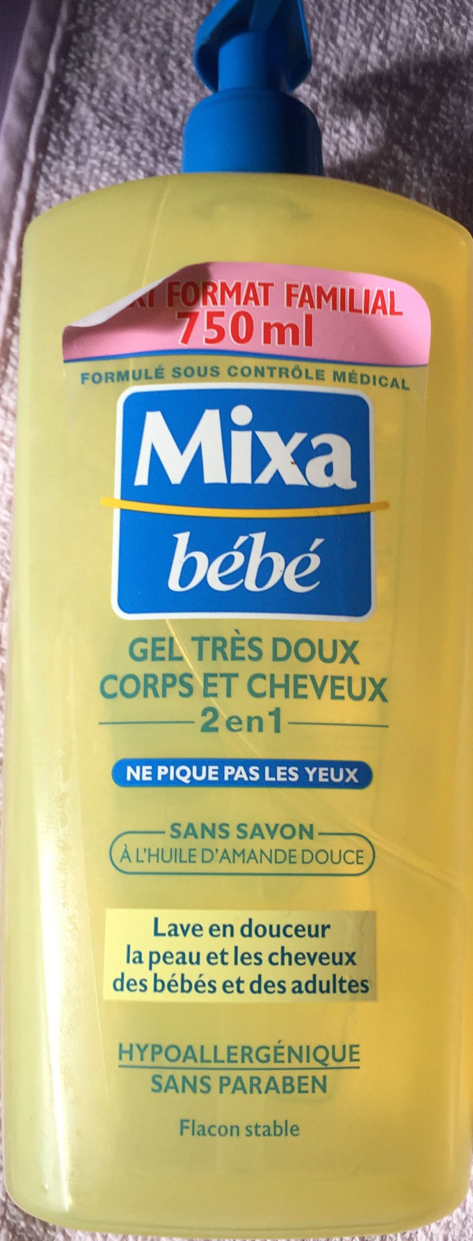Gel Corps Chaveux Bebe Mixa - Product - fr