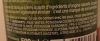 Savon liquide extra pur de Marseille à l'huile d'olive - Ingredients - fr