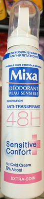 Déodorant Peau Sensible Innovation Anti-Transpirant 48H Sensitive Confort Extra-Soin - 2