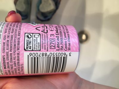 Déodorant Ushuaia - Douceur du Japon au Lait de riz/fleur Sakura - 原材料 - fr