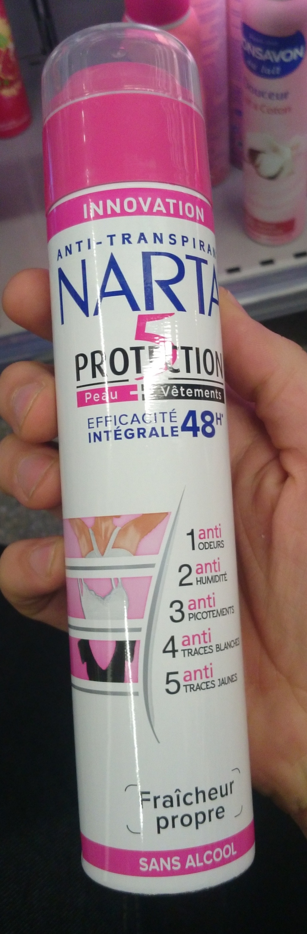 5 protections efficacité intégrale 48h - 製品 - fr