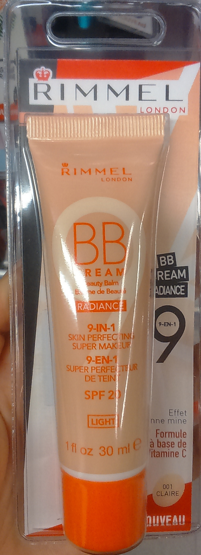 BB cream radiance 9 en 1 SPF 20 - 001 claire - Produto - fr