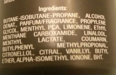 Déodorant pure game - Ingredients - fr