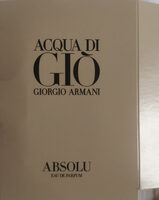 Acqua di Giò - Absolu - Produto - it