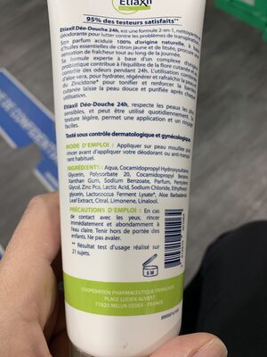 Déodorant douche - Ingredients - fr