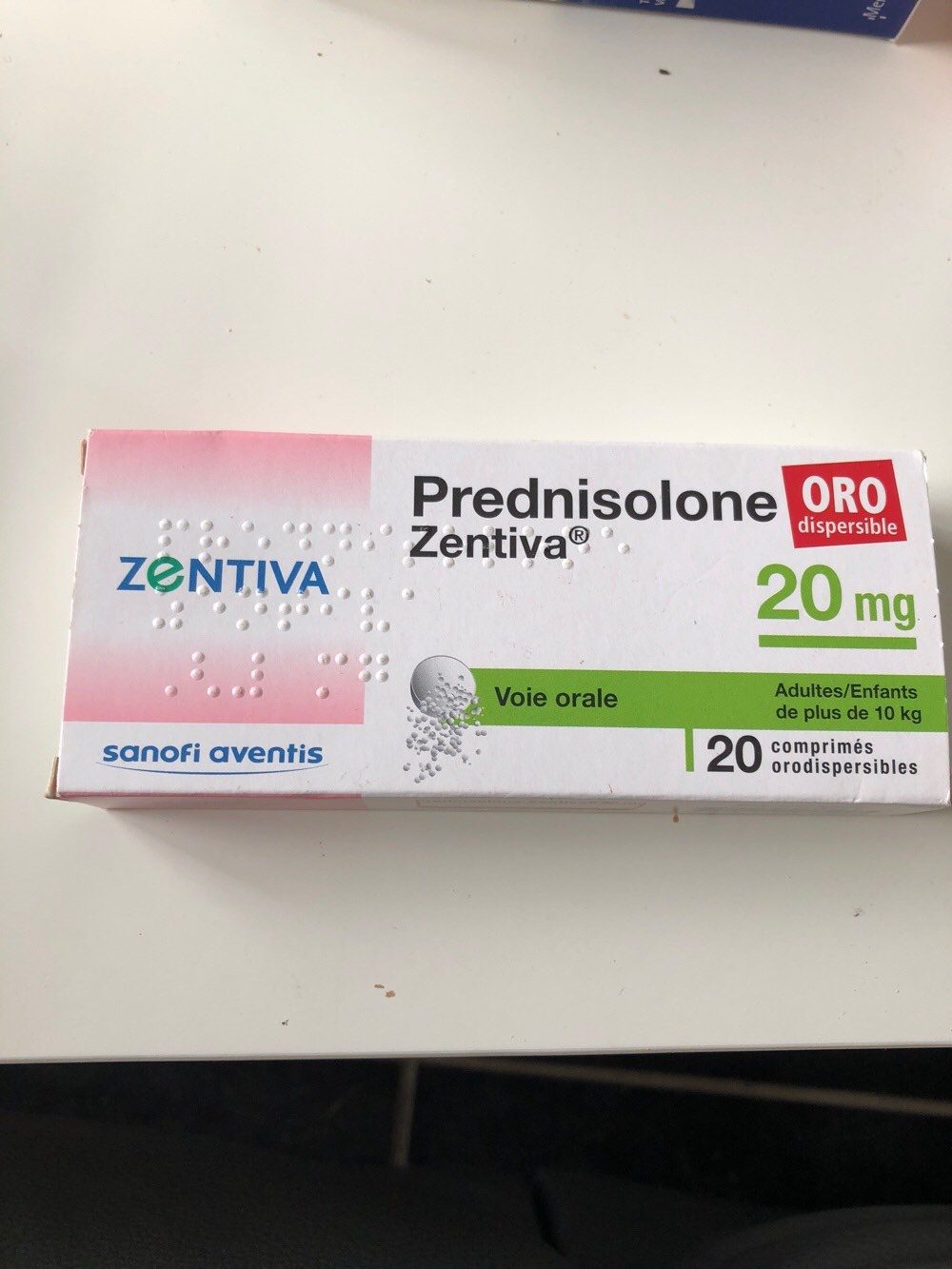 preposition shield cap prednisolone 20 mg -