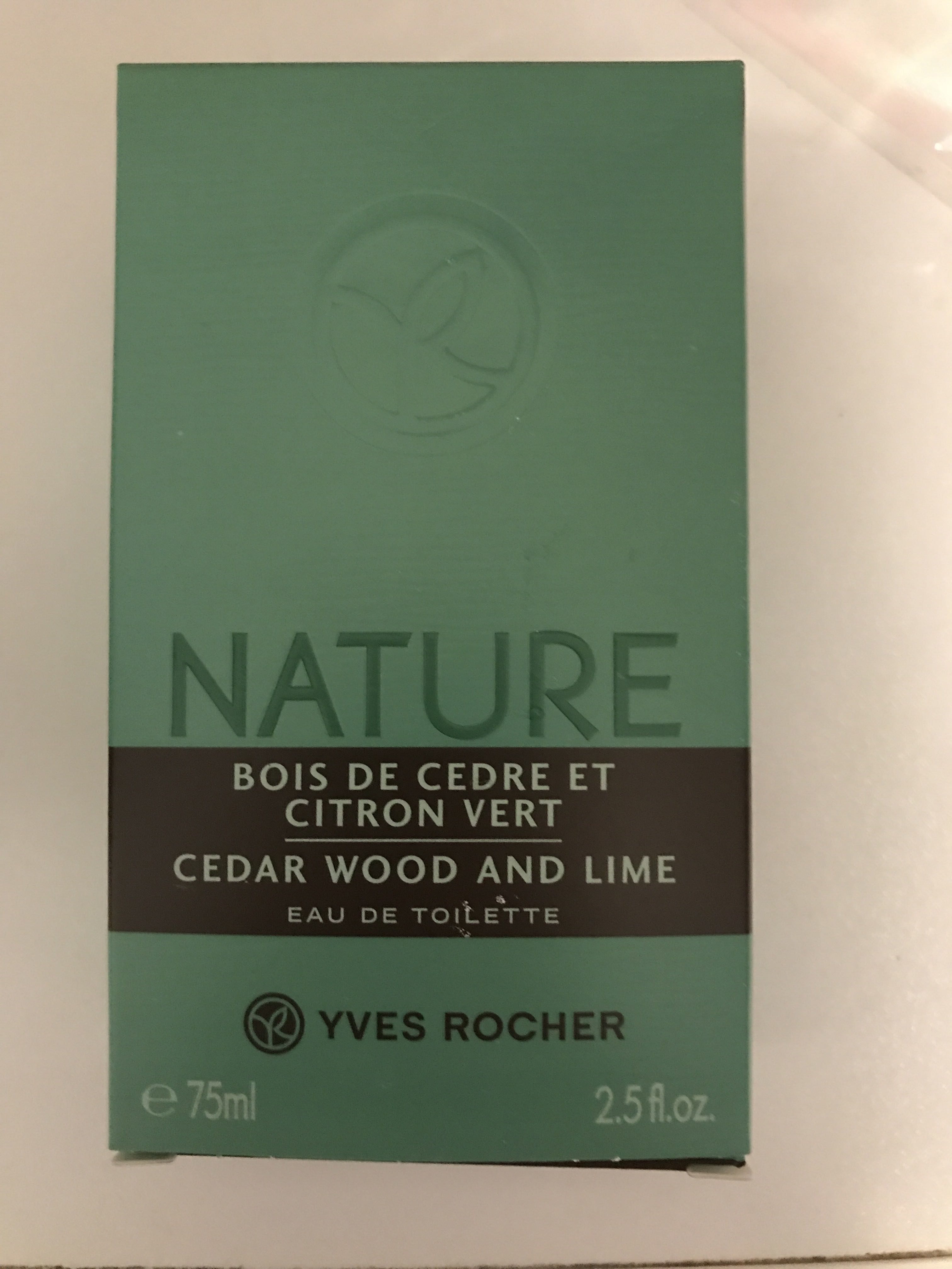 Nature Bois de cèdre et Citron vert - Yves Rocher - 75 ml