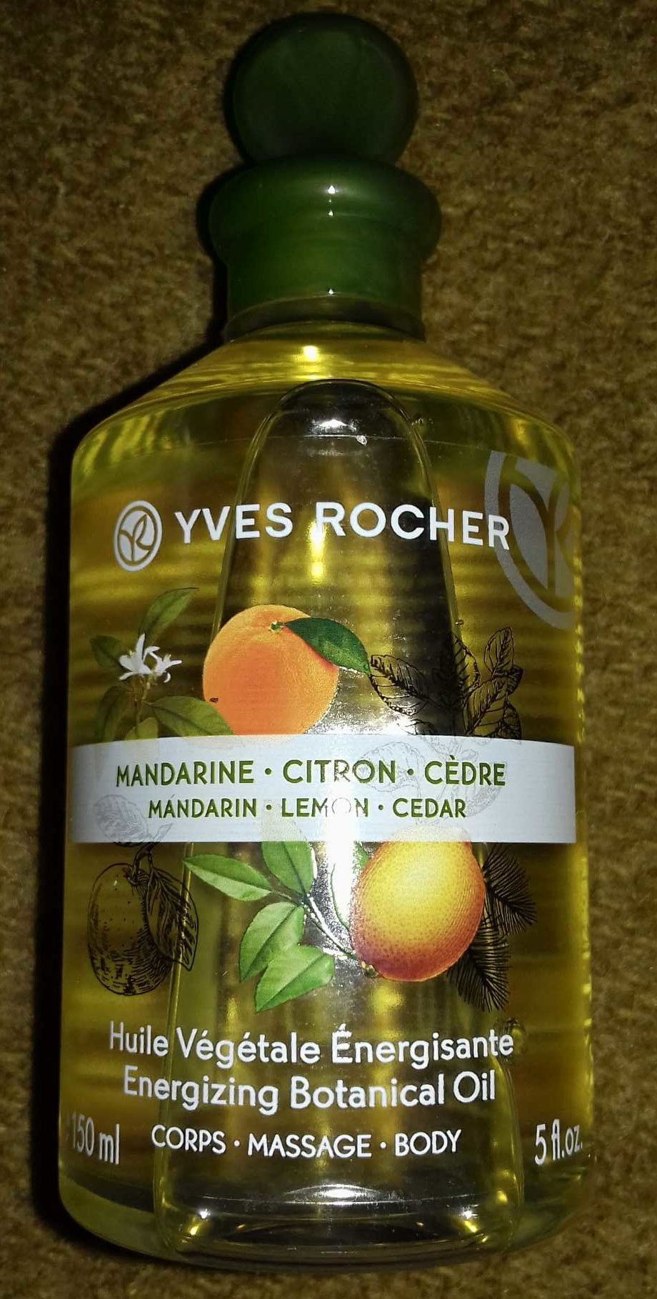 Huile végétale énergisante mandarine citron cèdre - Product - fr