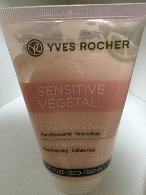 sensitive végétal crème nettoyante démaquillante - Produit - fr