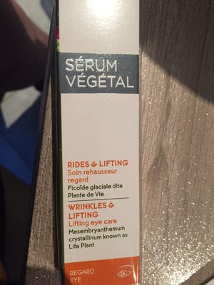 Serum végétal - Produit