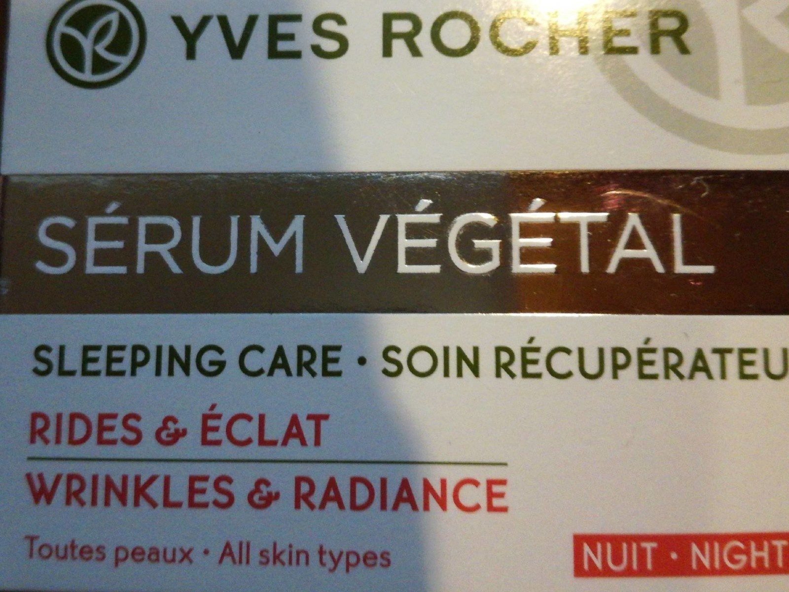 Serum végétal rides & éclat Nuit - Product - fr