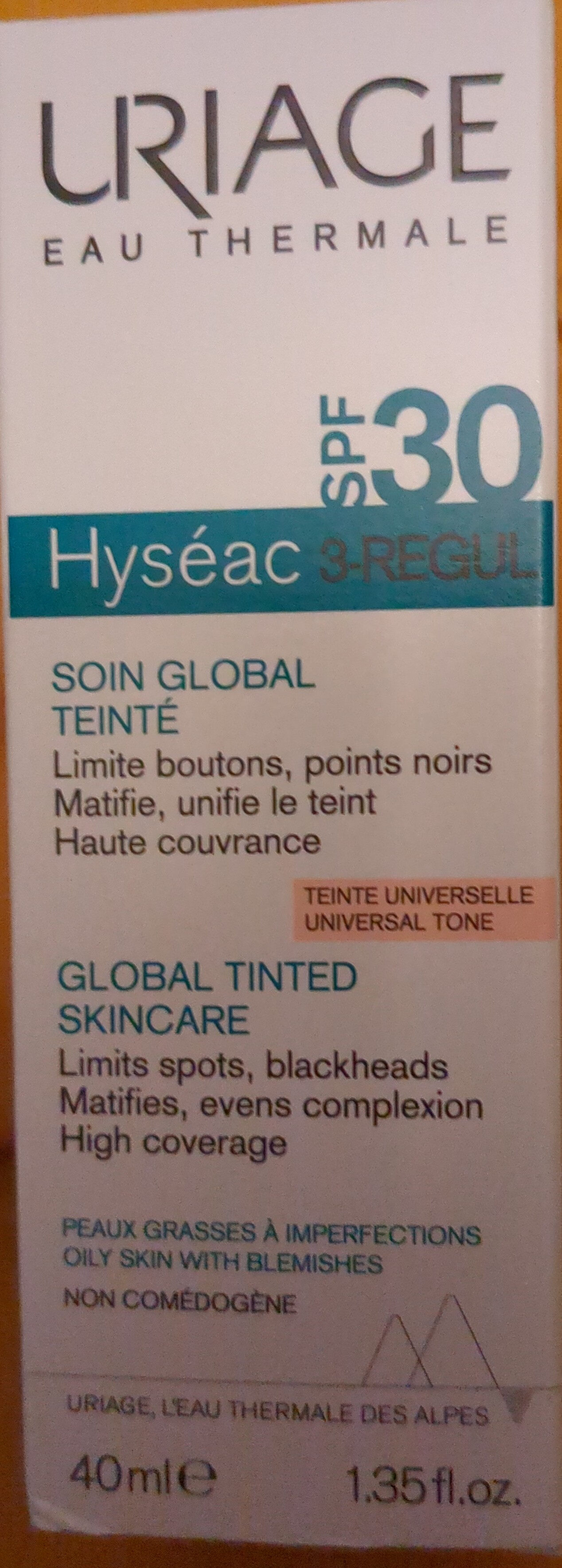 Hyséac 3-REGUL SPF30 - Продукт - fr