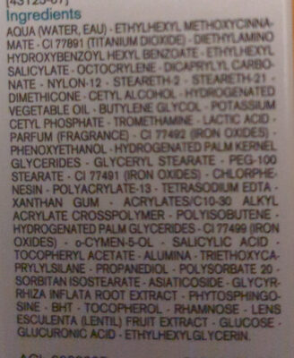 Hyséac 3-REGUL SPF30 - Ingredientes - fr
