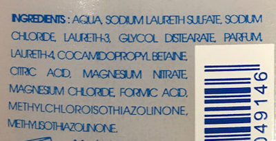 Shampooing douche gel micellaire - Ingredients - fr