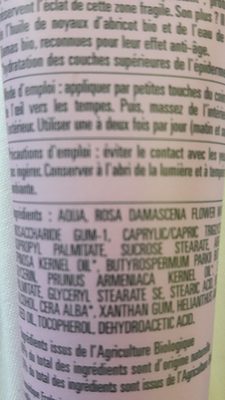 Soin Contour Des Yeux à L'huile De Karité Bio - Avril - Ingredientes