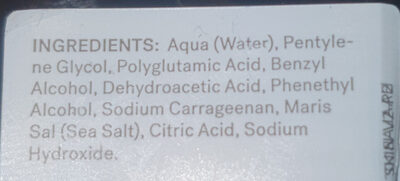Acide polyglutamique 3% + Extrait d'algue rouge - Ingrédients - fr