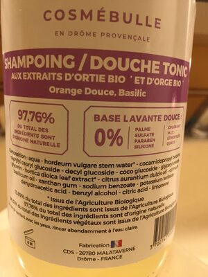 Shampoing douche tonic - Produit