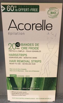 Bandes de Cire Froide - corps - Product - fr