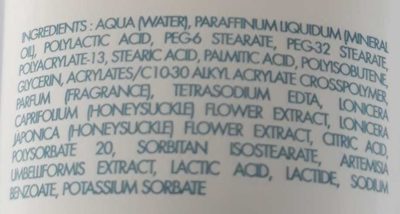 Exfoliant douceur - Ingredientes