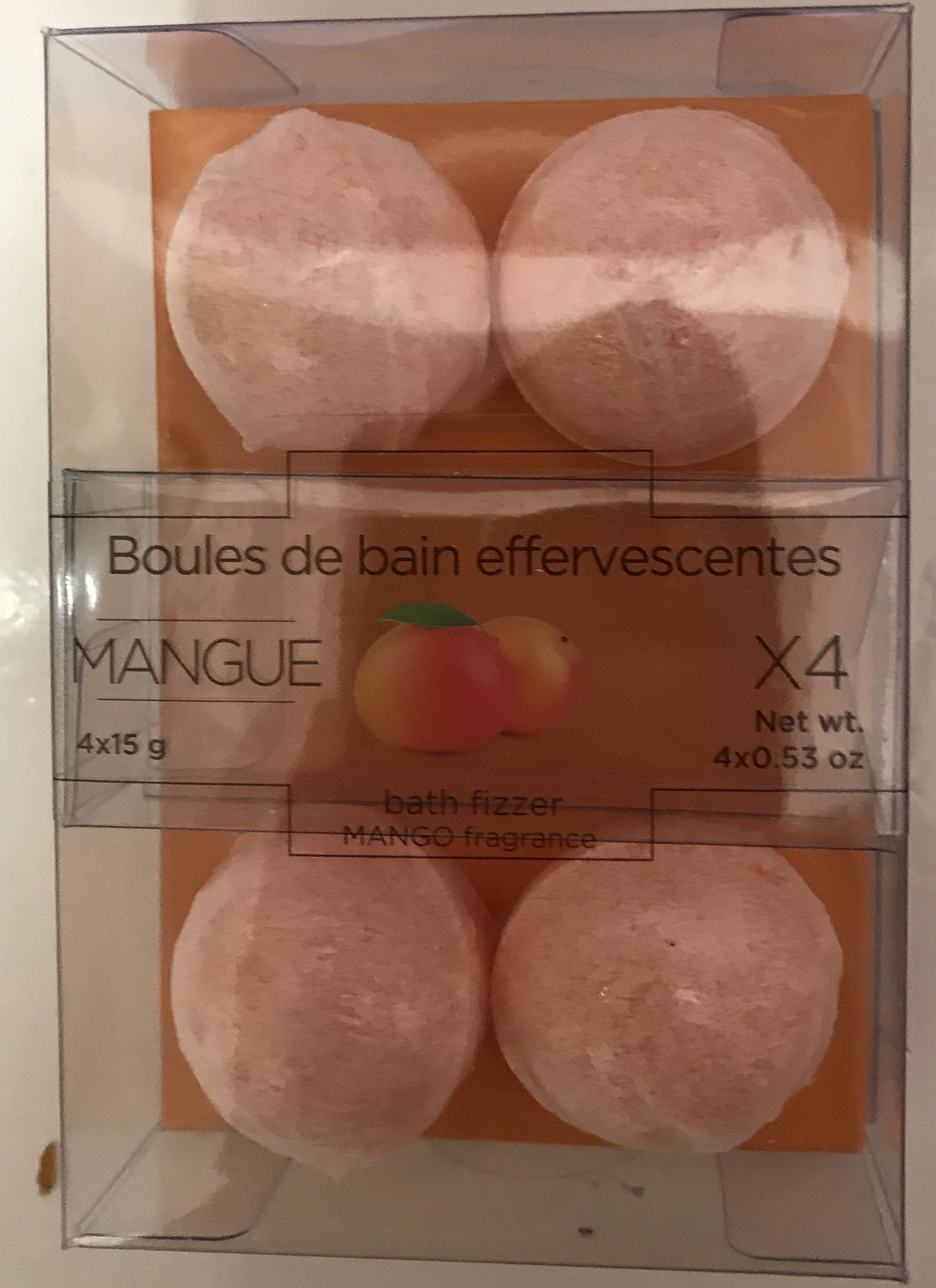 Boules de bain effervescentes Mangue - Produit - fr