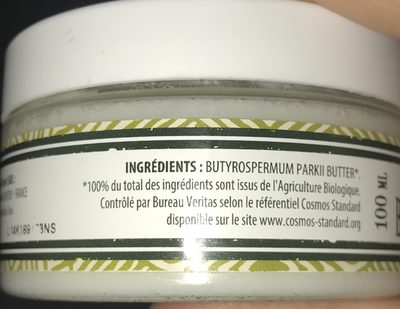 Beauté & Hygiène / Soins Du Corps / Baume Et Beurre De Karité - Ингредиенты