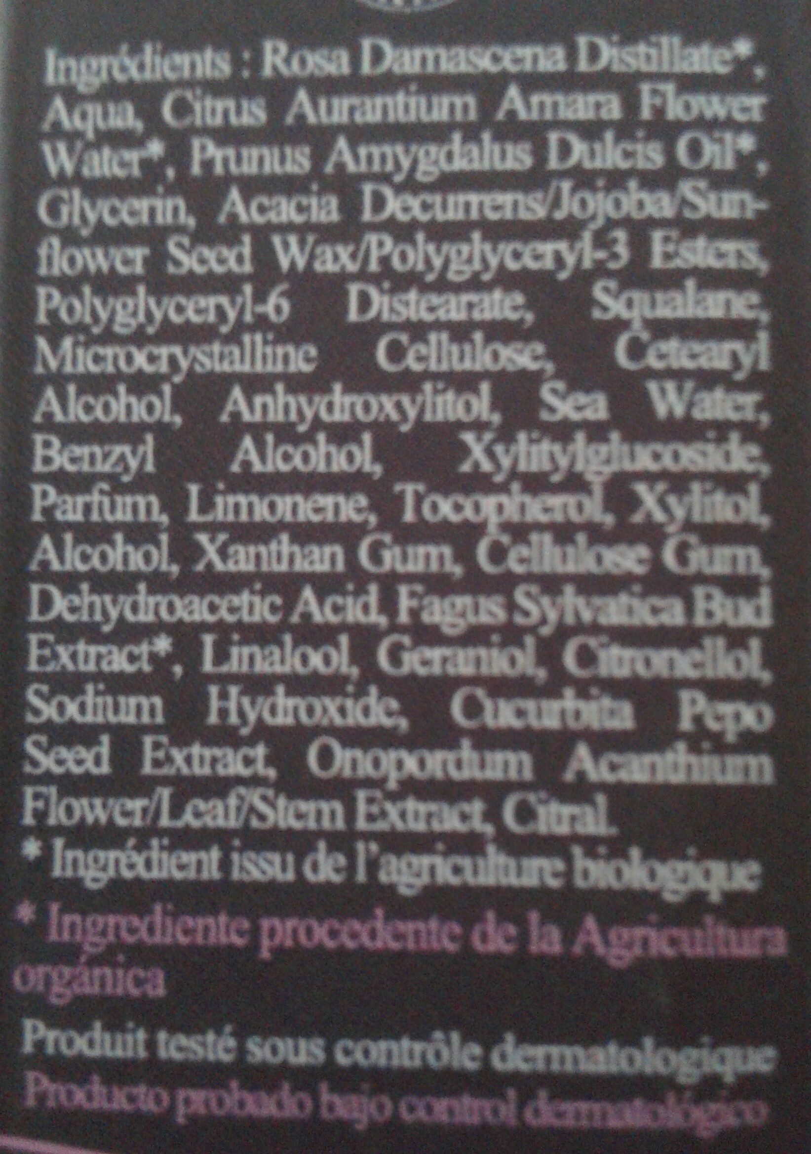 Ylae crème de jour hydratante - Ингредиенты - fr