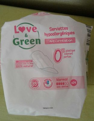 Serviettes hypoallergéniques anti-irritation Normal - Product