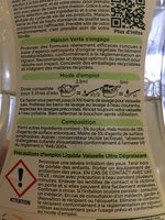 Vaisselle main 0% - Ingredients - fr