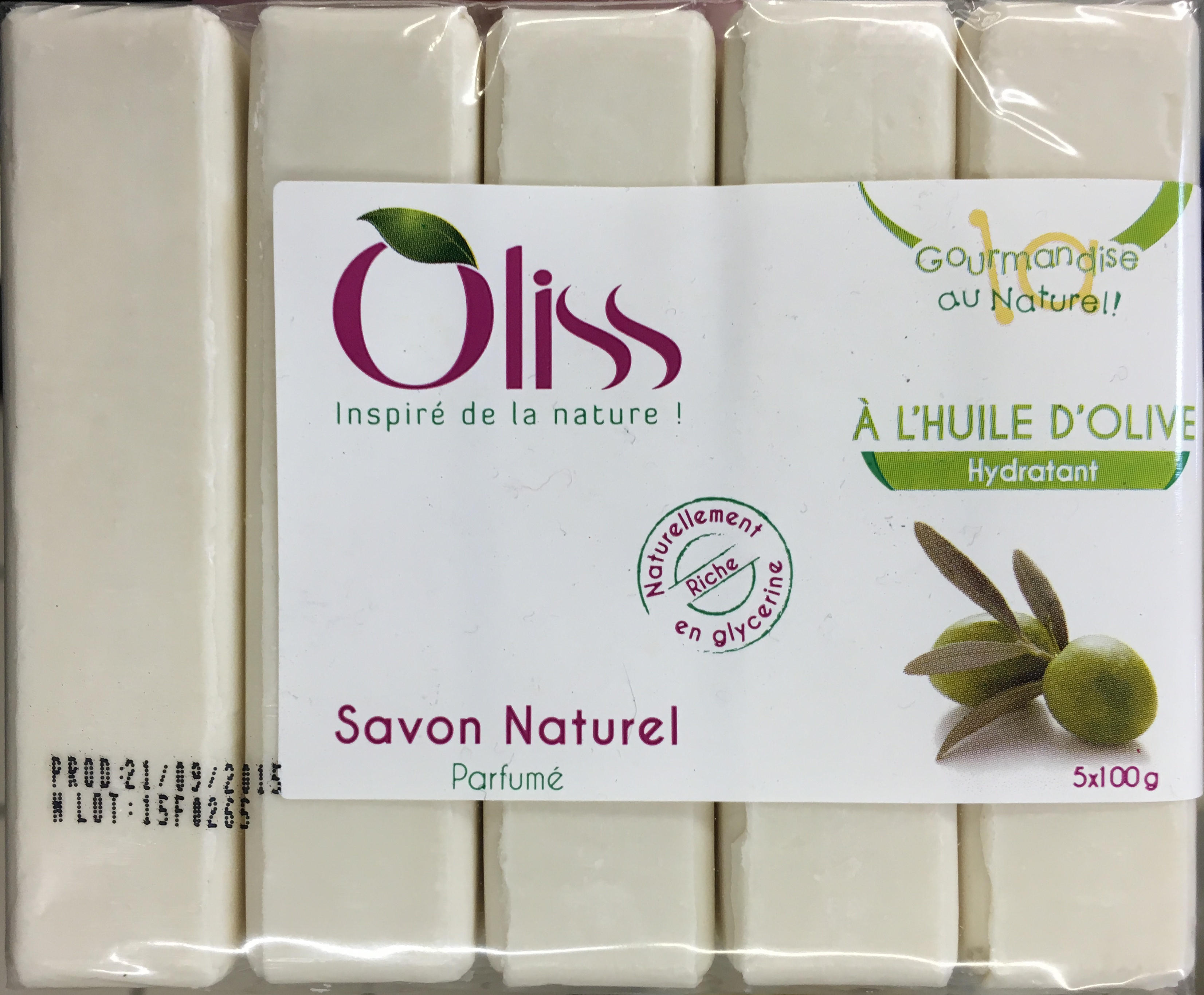 Savon naturel parfumé à l'huile d'olive - Produit - fr