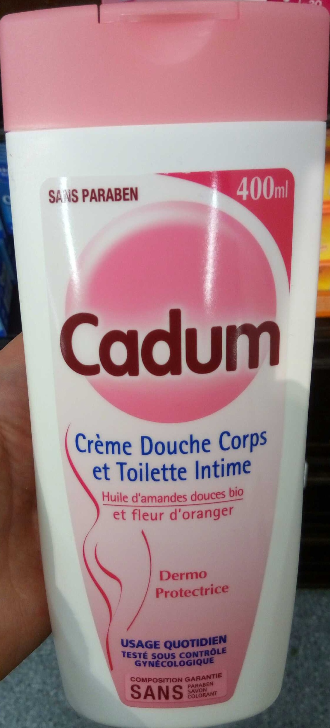 Cadum Intime Crème Douche Soin Corps Fleur d'Oranger 400ml