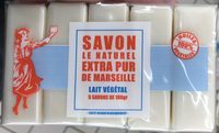 Savon extra pur de Marseille Lait végétal - Product - fr