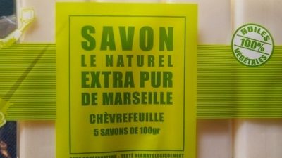 Cadum Savon Naturel Chevrefeuille 5X100G - Product - fr