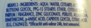Deo Doux 24H - Ingredients - fr