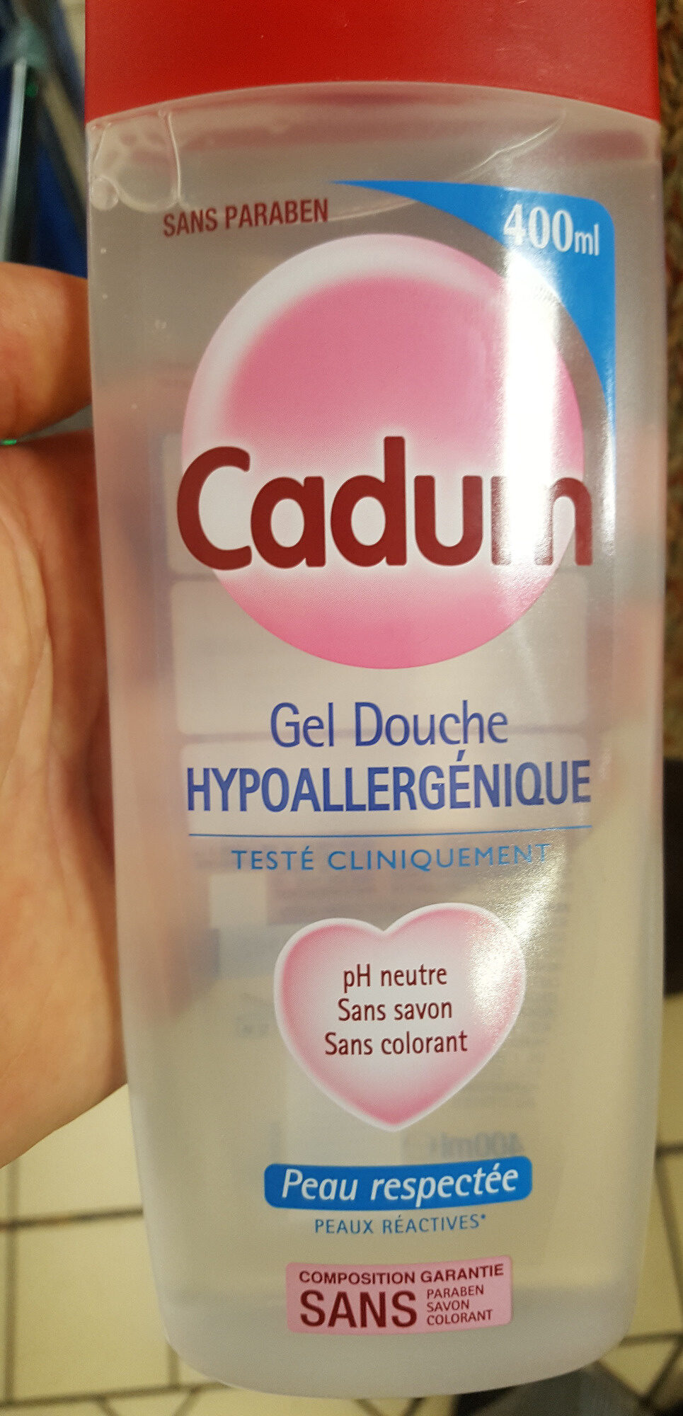 Gel douche hypoallergénique - Cadum - 400 ml