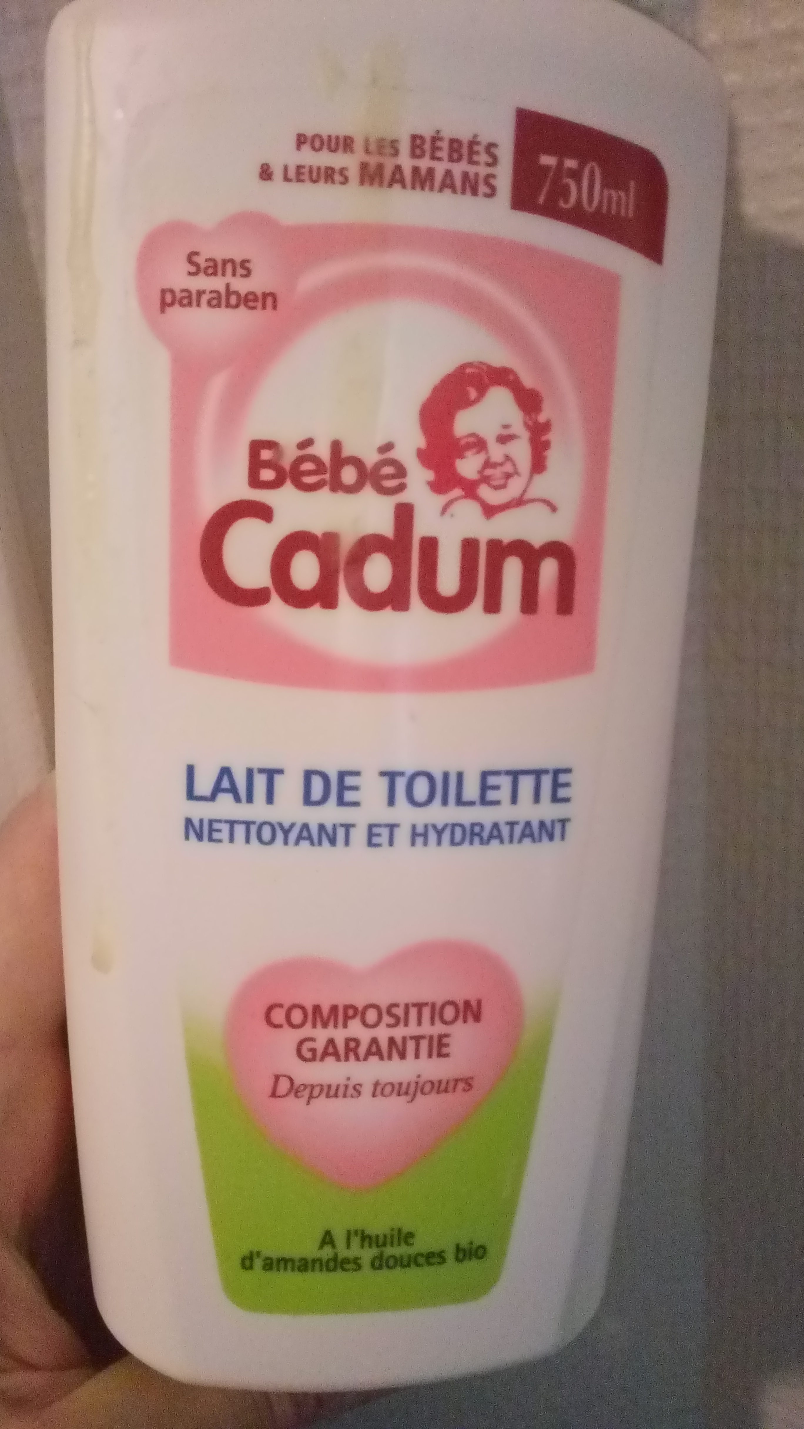 Bébé Cadum Lait de Toilette Nettoyant et Hydratant - Product - fr