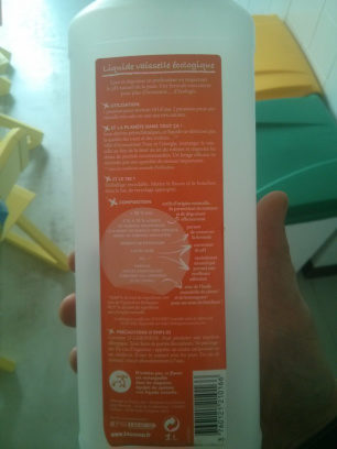 Liquide vaisselle écologique - Ingredients - en