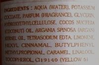 Savon liquide de Marseille à l'Huile d'Argan (parfum Orange Miel) - Ingredients - fr
