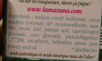 Shampoing solide - cheveux gras - au parfum d'herbes folles - Ingredients - fr