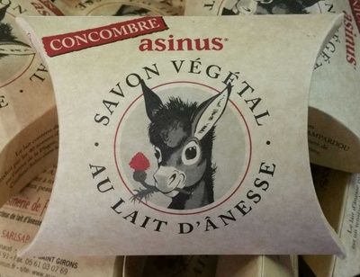 Savon végétal au lait d'ânesse Concombre - Produit - fr