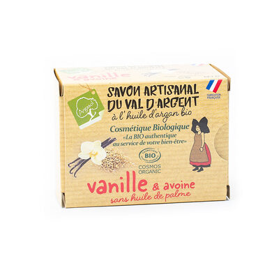 Savon artisanal du Val d'Argent à l'huile d'argan bio Vanille Avoine - 5