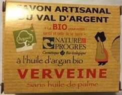 Savon Artisanal du Val d'Argent à l'huile d'argan bio - Verveine - Produto - fr