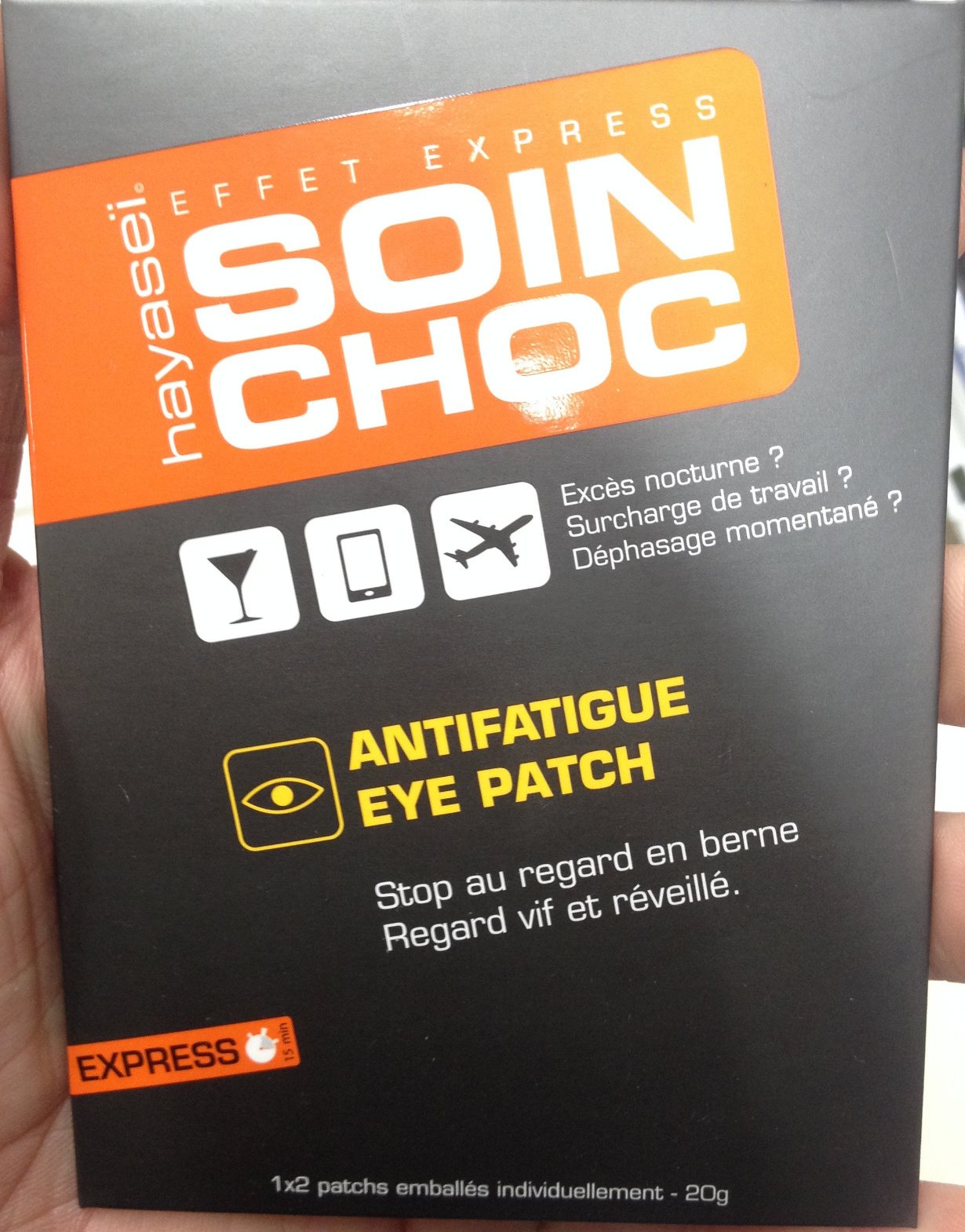 Effet express soin choc antifatigue eye patch - Product - fr