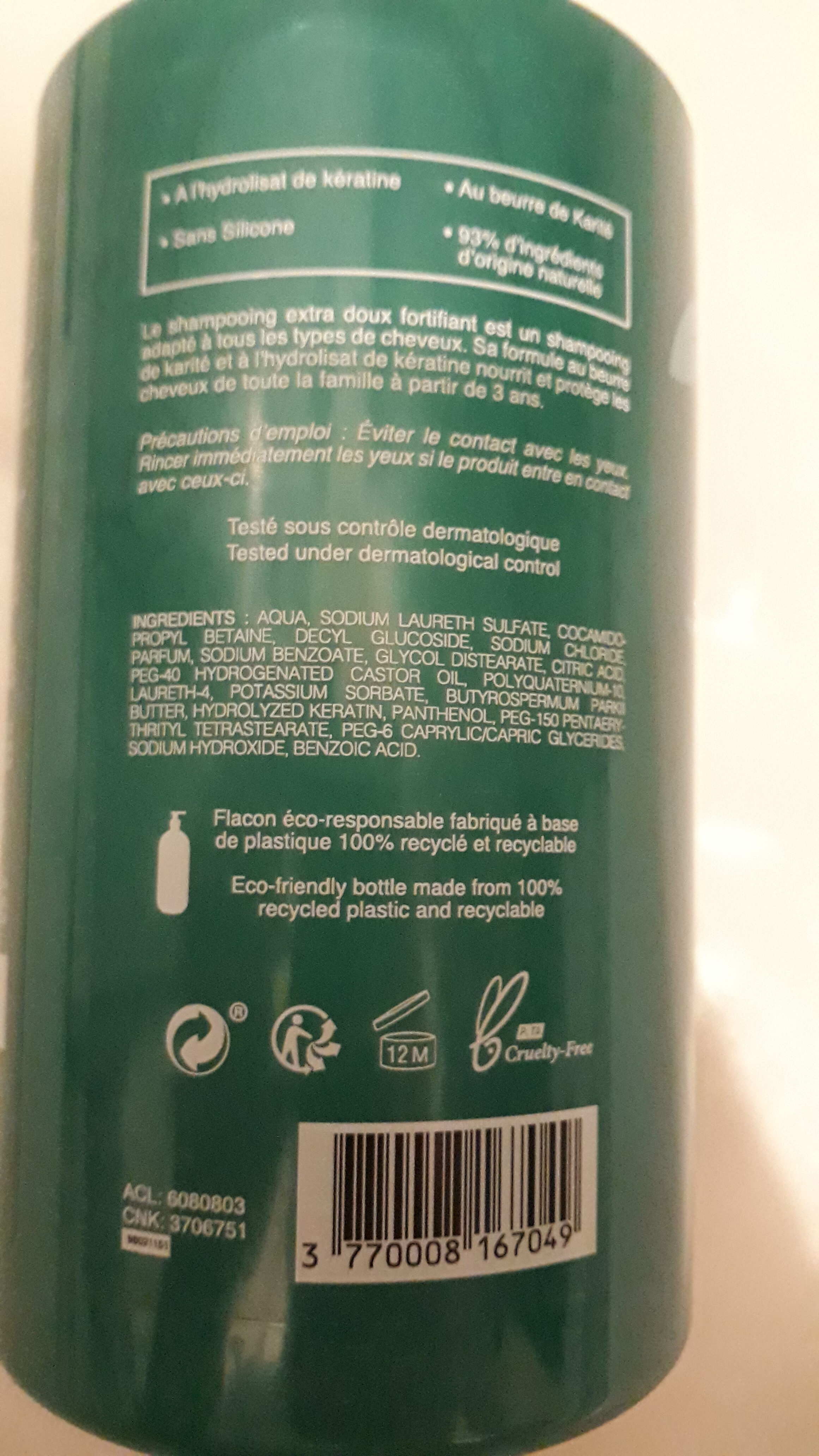 Shampoing extra doux - Ingredients - fr