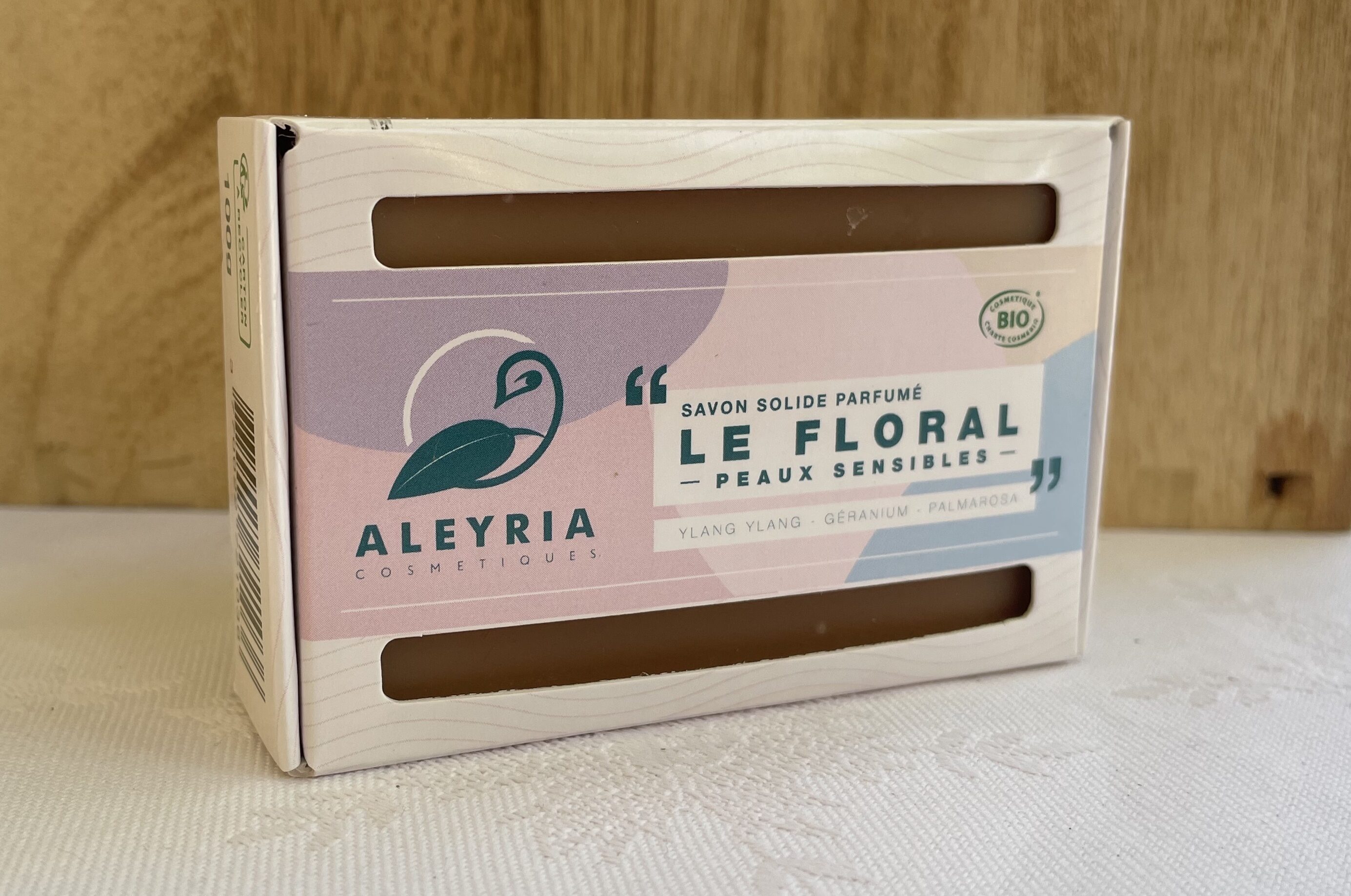 Savon solide Le floral peaux sensibles - Aleyria Cosmétiques - Produit - fr